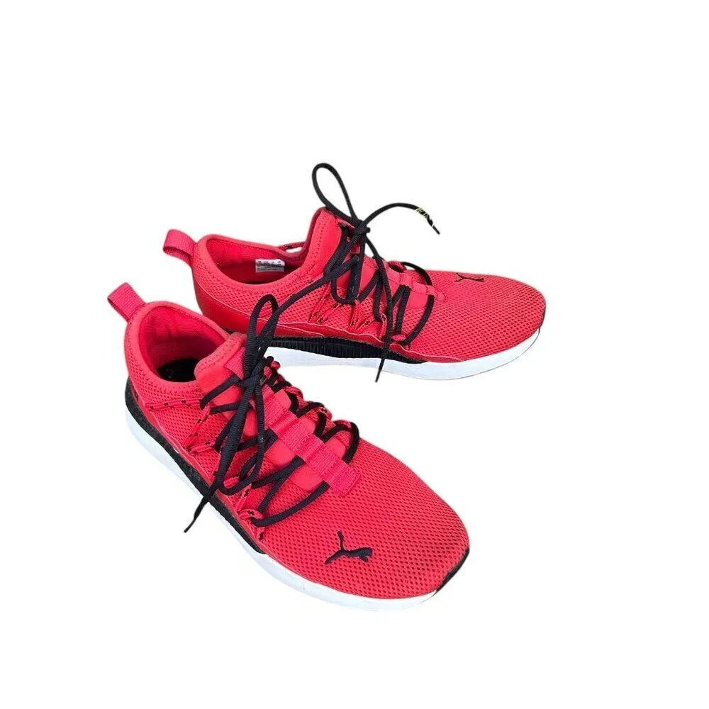 Puma Men's Pacer Web Red Black 386818-02 Sneakers Casual Size 11